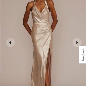 David’s bridal dress - rose gold brand new